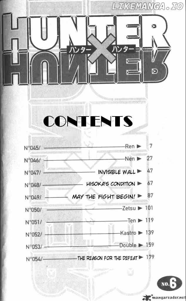 Hunter x Hunter, Chapter 45 image 02